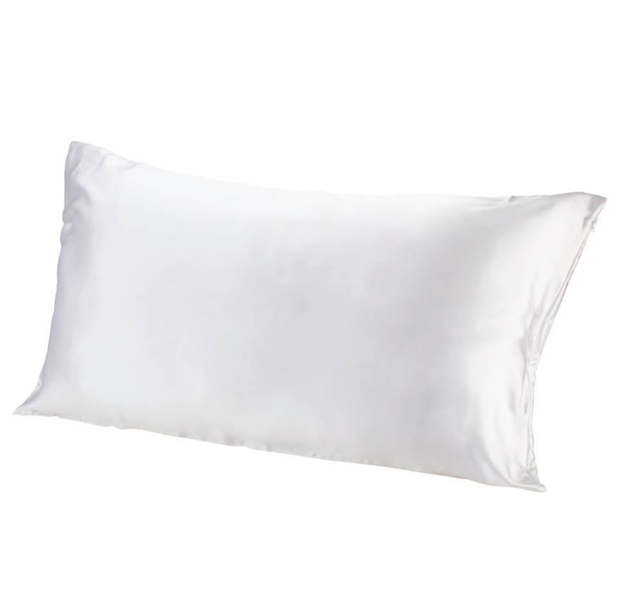 100% Mulberry Silk Pillow Case | White | Queen