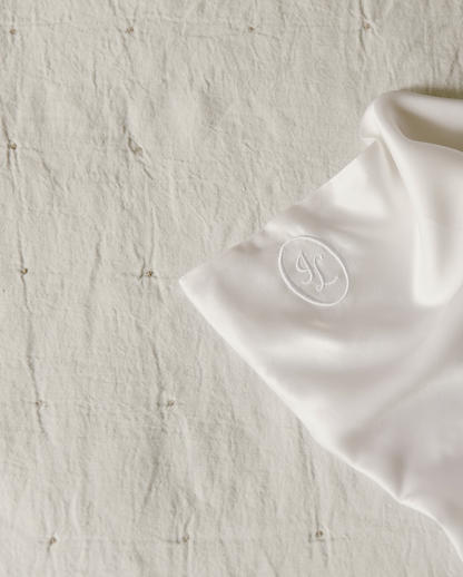 100% Mulberry Silk Pillow Case | White | Queen