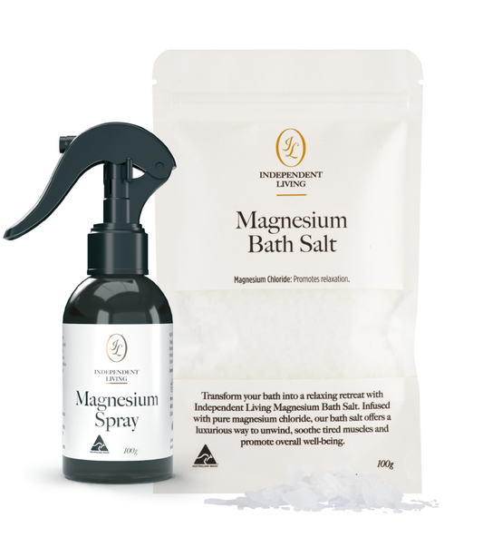 Magnesium Spray 100ml + Magnesium Bath Salt 100g