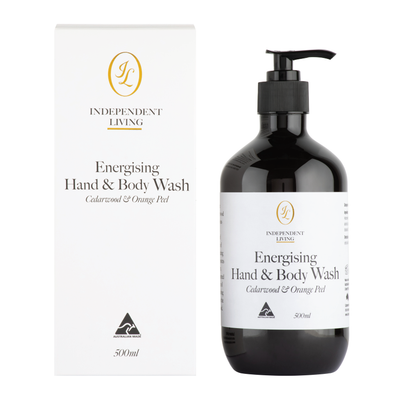 Energising Hand & Body Wash-Cedarwood & Orange Peel 500mL