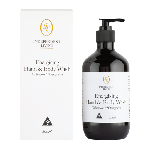 Energising Hand & Body Wash-Cedarwood & Orange Peel 500mL
