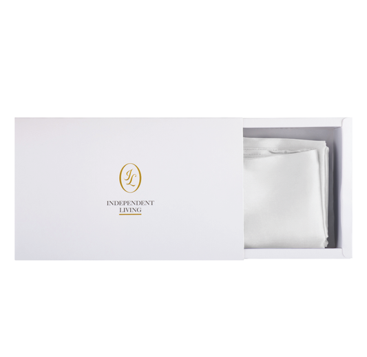 100% Mulberry Silk Pillow Case | White | King