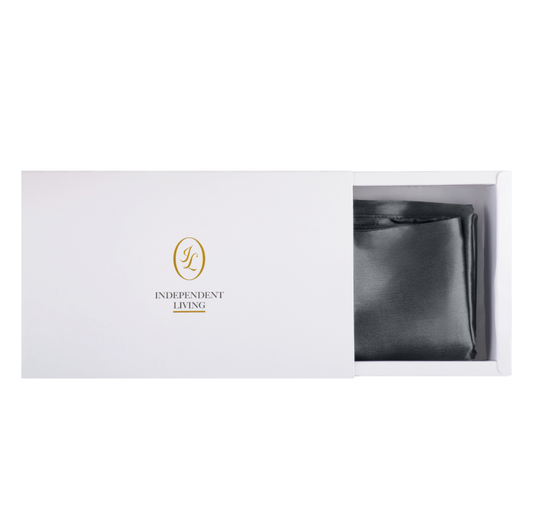 100% Mulberry Silk Pillow Case | Charcoal | King